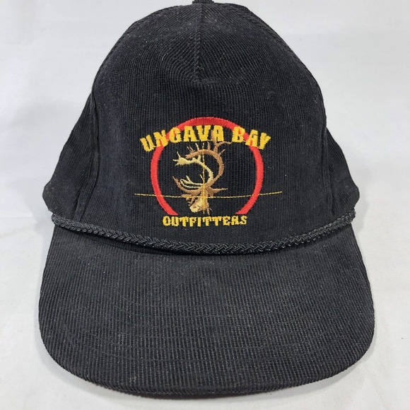 VTG UNGAVA BAY OUTFITTERS UNCAVA HAT CAP CORDUROY SNAPBACK ONE SIZE FITS MOST OS - Picture 1 of 14